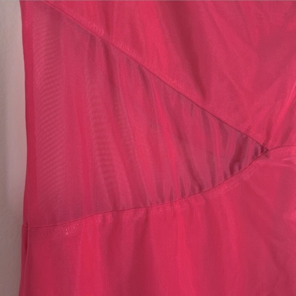 superdown Jerica Mesh Mini Dress in Hot Pink Size S - Picture 6 of 6